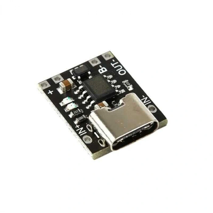 TP4056 3,7V Mini Şarj Devresi - Korumalı Mod Type C
