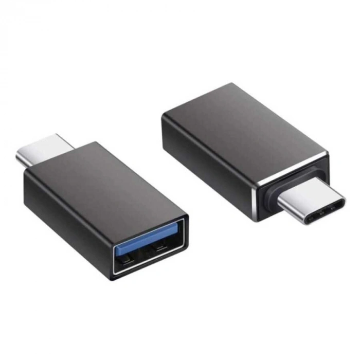 Type-C Otg Dönüştürücü- USB Çevirici - Siyah