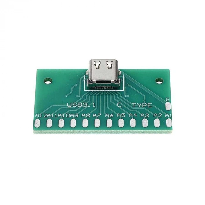 Type-C Usb 3.1 Dişi Adaptör Konnektör 24 Pin