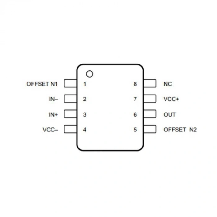 UA741CP DIP8 OpAmp Entegresi