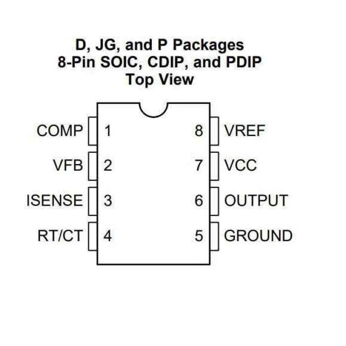 UC2842 SMD SO8 Entegre