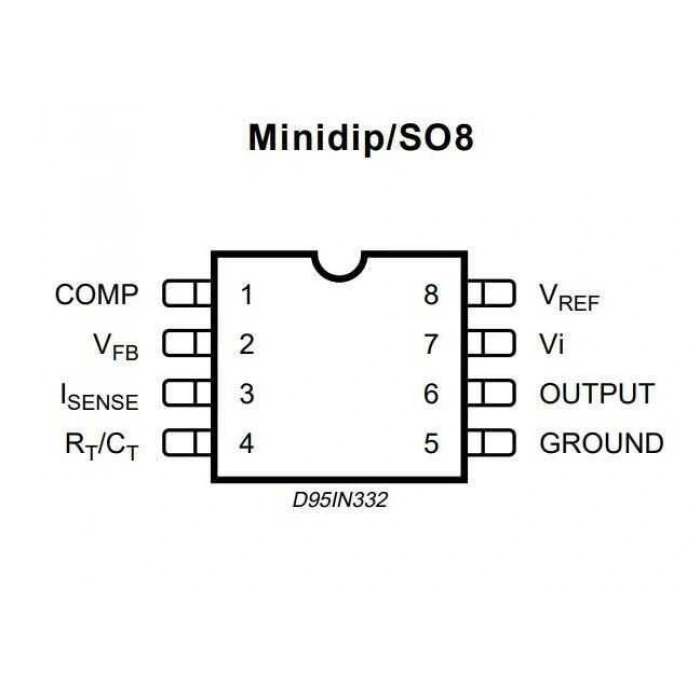 UC2845 SMD SOIC-8 Entegre