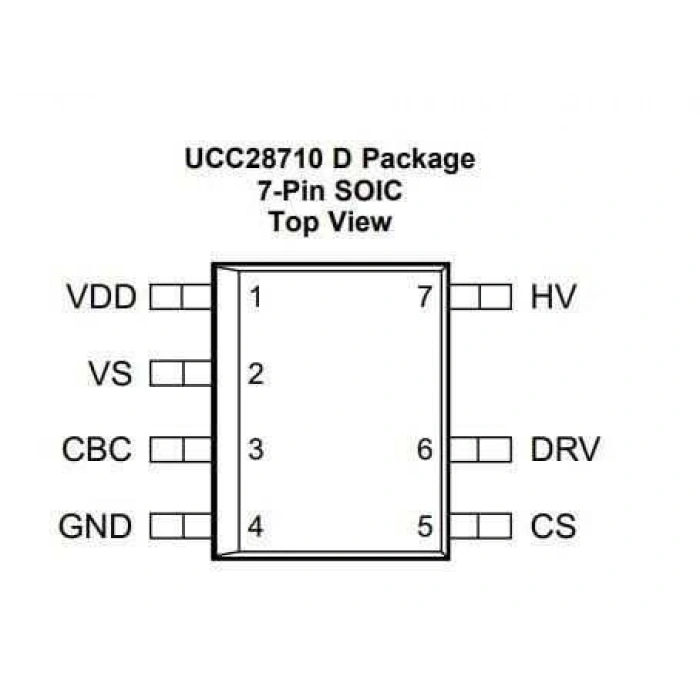UCC28710DR SMD SOIC-7 Entegre