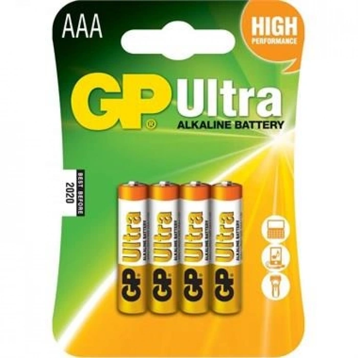 Ultra Alkalin AAA Kumanda Pili (4 Adet)
