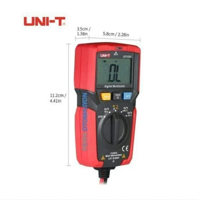 Unit UT125C Cep Tipi Dijital Multimetre