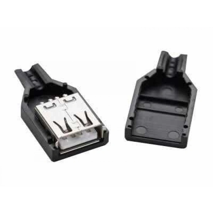 USB A Tipi Kılıflı Soket - Dişi
