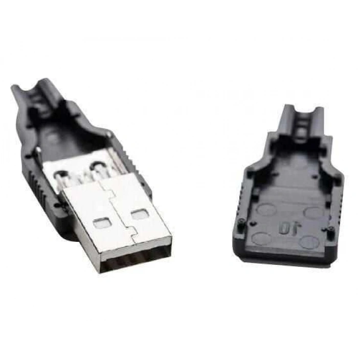 USB A Tipi Kılıflı Soket - Erkek