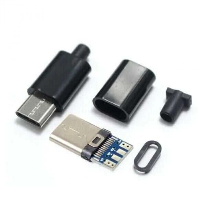 USB Erkek Type-C Tipi Kılıflı Soket