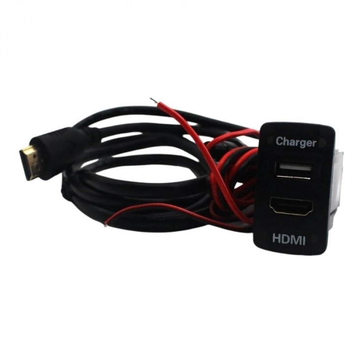 USB + HDMI Şarj Soket Paneli