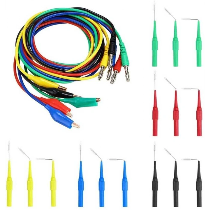 Voltaj Test Prob Seti 20 Parça Back Probe Kit