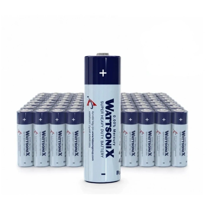 Wattsonix R6 Çinko Karbon AA Kalem Pil