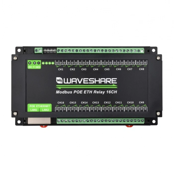 Waveshare 16 Kanal Modbus Ethernet Röle Modülü