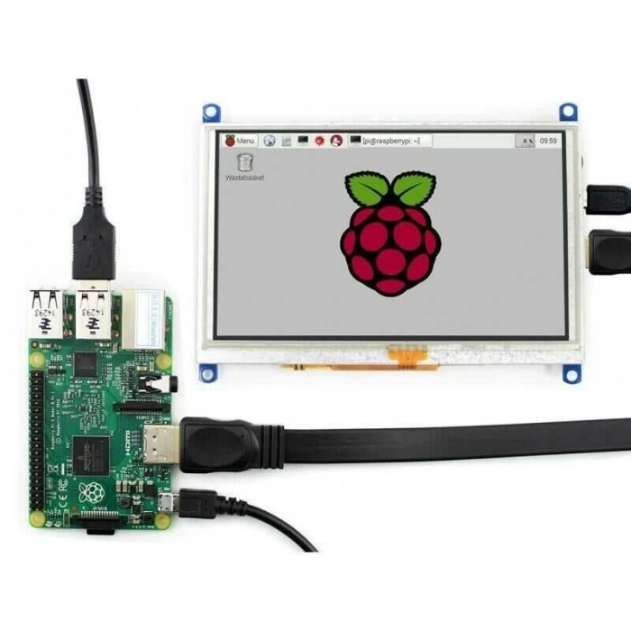 WaveShare 5 Inch (G) 800x480 Dokunmatik HDMI Ekran