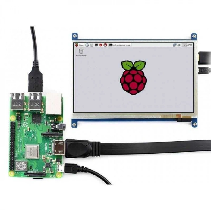 WaveShare 7 Inch (B) 800x480 Dokunmatik HDMI Ekran