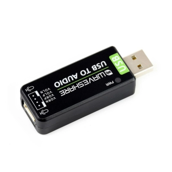 Waveshare USB Ses Kartı - Raspberry ve Jetson Uyumlu USB to Audio