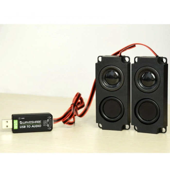Waveshare USB Ses Kartı - Raspberry ve Jetson Uyumlu USB to Audio