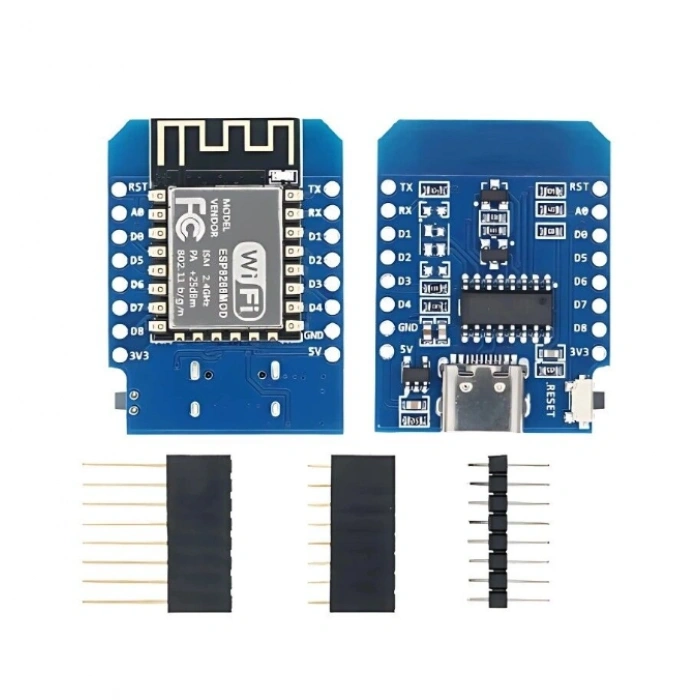 WeMos D1 Mini ESP8266MOD Wifi Kartı Type-C
