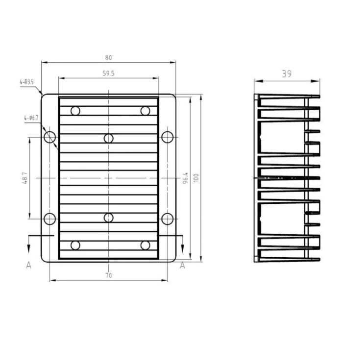 WG-12S2420 DC-DC 12Vden 24V 20A Voltaj Yükseltici Modül