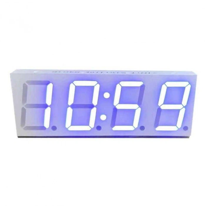 Wifi 4 Digit Led Display Saat / Alarm Modülü - Mavi