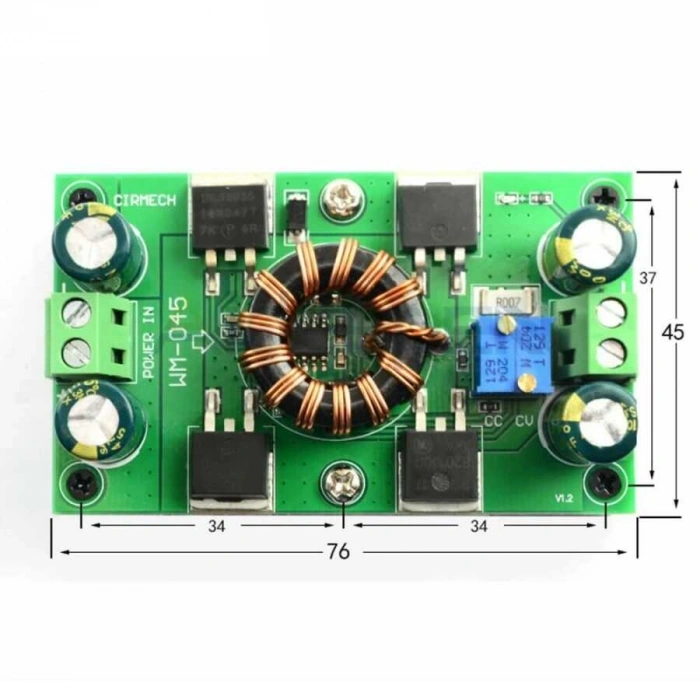 WM-045 DC-DC 150W Voltaj Yükseltici ve Düşürücü Regülatör Modülü
