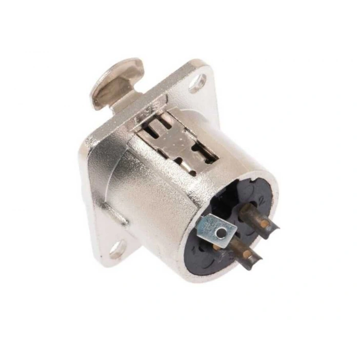 XLR Konnektör Panel Tipi Dişi - 3 Pin