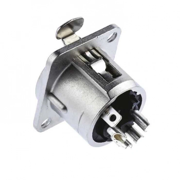 XLR Konnektör Panel Tipi Dişi - 4 Pin