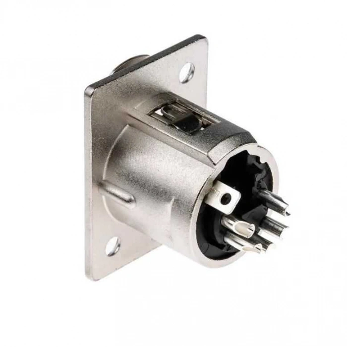 XLR Konnektör Panel Tipi Dişi - 5 Pin