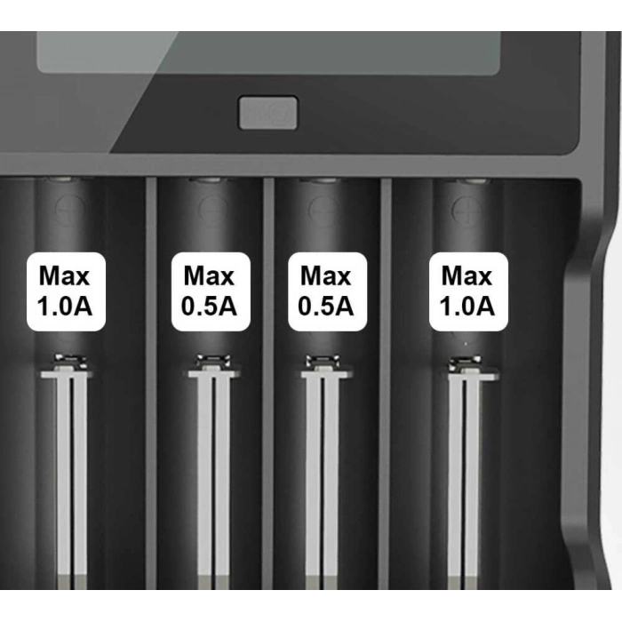 Xtar VC4 Taşınabilir LCD Ekranlı Li-ion Ni-Mh Ni-C
