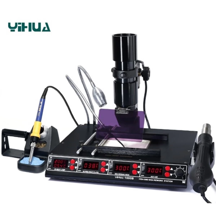 Yihua 1000B Infrared Sıcak Hava Rework Bga Onarım İstasyonu