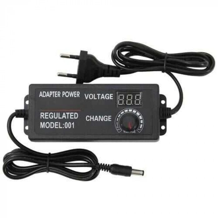 ZY-009 3-24V 2A Ayarlı Adaptör - 5.5x2.5mm Çıkışlı