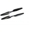 1255 Karbon Fiber Pervane Seti 1CW+1CCW Siyah
