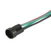 12mm Işıklı Metal Buton Soketi