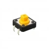 12x12x7.3mm 4 Pinli Sarı Push Buton - Tact Switch