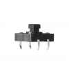 12x12x7.3mm 4 Pinli Siyah Push Buton - Tact Switch