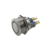 22MM Metal Ledli Yaylı Buton Sarı