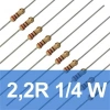 2.2R 1/4W Direnç