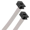 2x3 6 Pin Dişi-Dişi Flat Kablo - 50cm