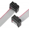 2x4 8 Pin Dişi-Dişi Flat Kablo - 50cm