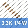 3.3K 1/4W Direnç