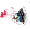 4lü ON-OFF Işıklı Anahtar Switch Panel 2x5V USB ve Çakmaklık Çıkışlı