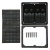 4lü ON-OFF Kırmızı Işıklı Anahtar Switch Panel - Aşırı Akım Korumalı