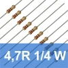 4.7R 1/4W Direnç