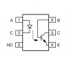 4N25 Transistör Çıkışlı Optokuplör Entegresi DIP-6