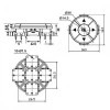 5 Adet Yön Kombinasyonlu 12mm Tact Switch Seti