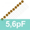 5.6pF Seramik Kondansatör - Mercimek Kapasitör