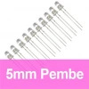 5mm Şeffaf Pembe Diyot LED