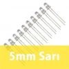 5mm Şeffaf Sarı Diyot LED