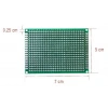 5x7cm Epoxy Çift Taraflı Delikli Plaket