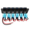 6lı ON-OFF Kırmızı Işıklı Anahtar Switch Panel 12V-24V