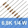 6.8K 1/4W Direnç